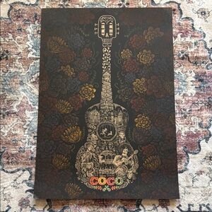 2019 D23 Expo Exclusive Disney Pixar Coco Themed Guitar Art Print
